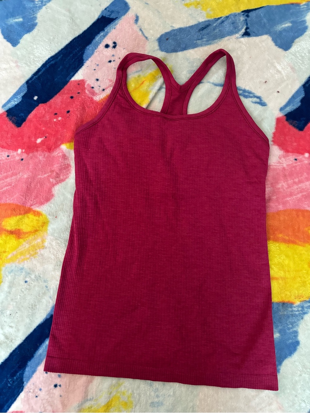 lululemon athletica Racerback Tank Top - Deep Raspberry